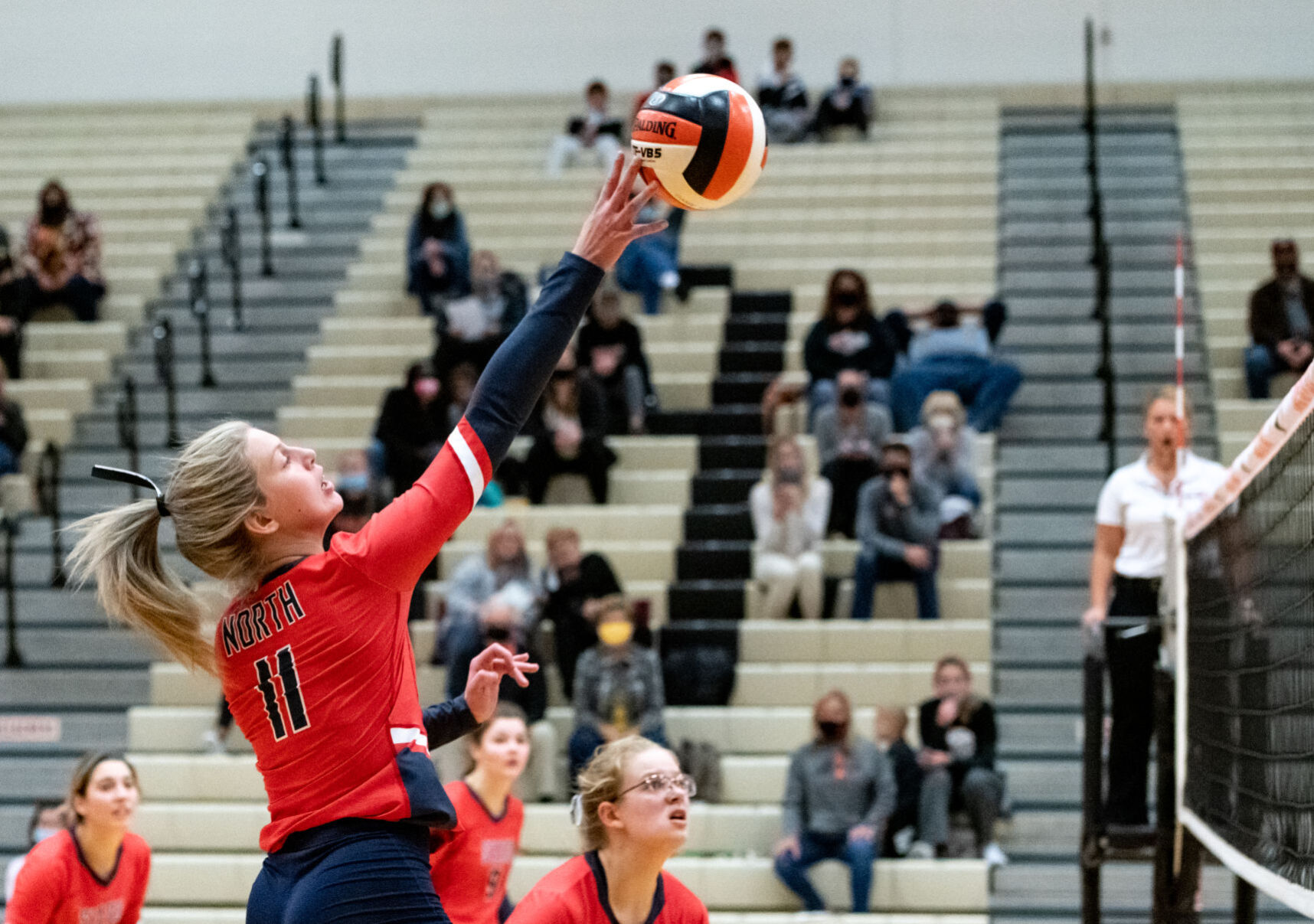 East vs North volleyball
